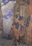 Childe Hassam The Fourth of July